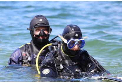 Próbne nurkowanie w Centrum Nurkowe Divemania