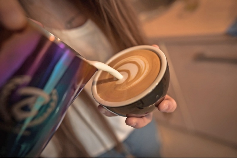 Warsztaty latte art w Galicyjskiej Szkole Smaku