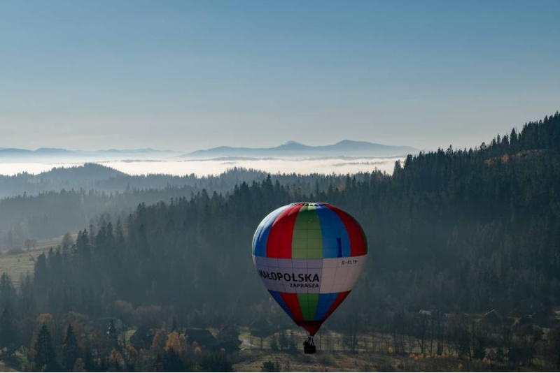 Lot balonem nad Tatrami