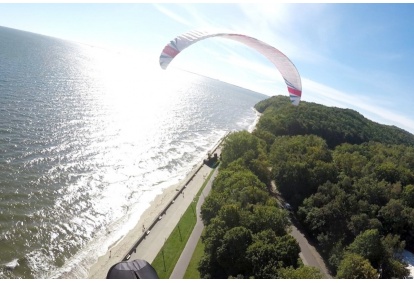 Lot paralotnią w okolicy Trójmiasta