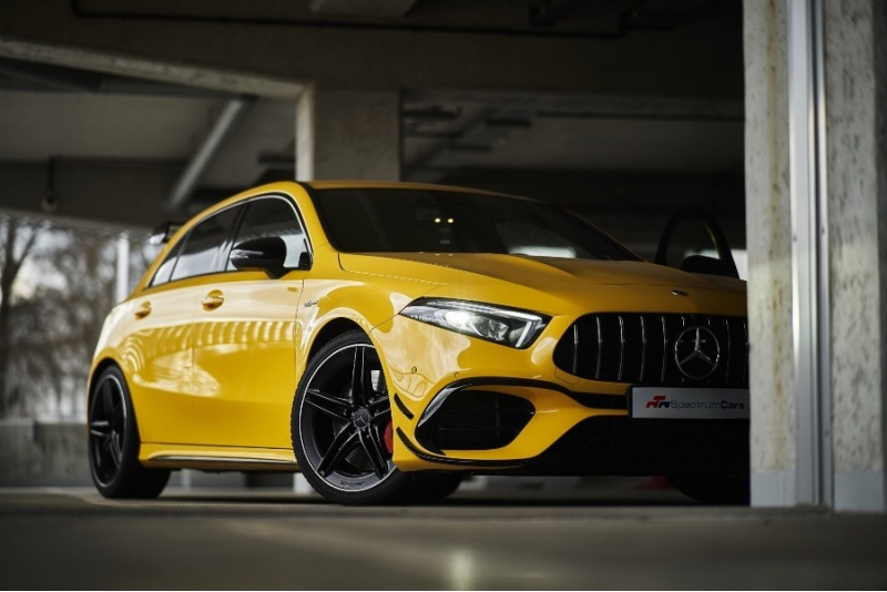 Jazda Mercedesem AMG A45s ulicami Katowic