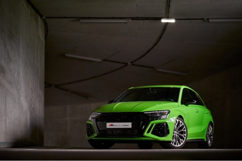Jazda Audi RS3 ulicami Katowic