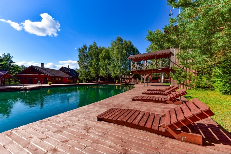 Zakwaterowanie rodzinne w chacie z bali „Aerodream” w Trokach