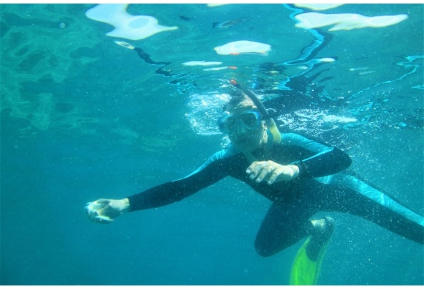 Scuba Diver w wybranym mieście