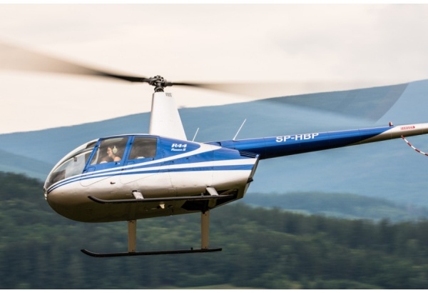 Lot helikopterem w Karkonoszach