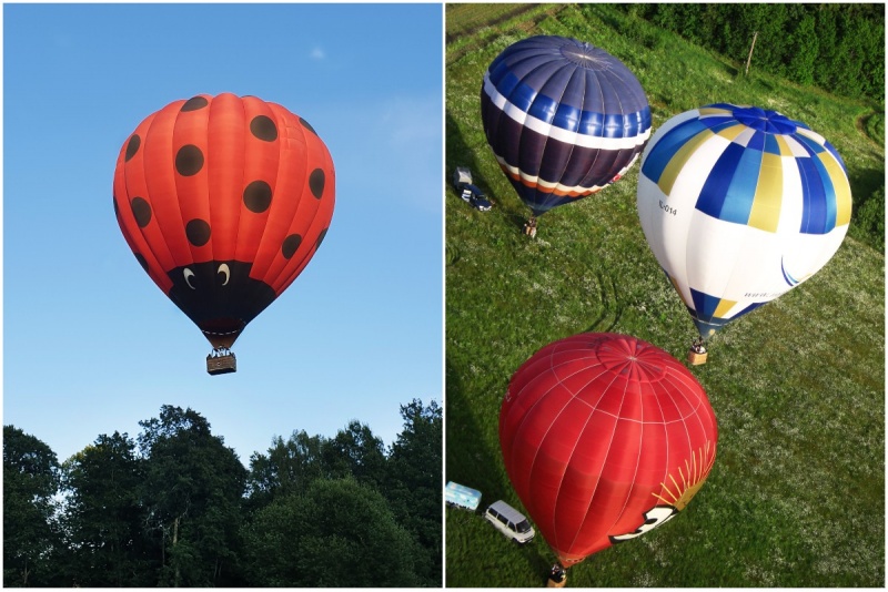 Lot balonem na ogrzane powietrze BizBizMārīte w Kandavie, Talsi lub Tukums od "GaisaBaloni.lv"
