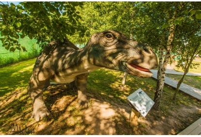 Dzień rozrywek w parku „Dino" i kibiny dla 3-osobowej rodziny na Litwie