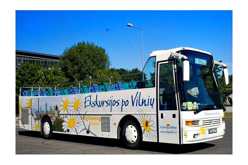 Wycieczka otwartym autobusem dla dwojga po Wilnie na Litwie