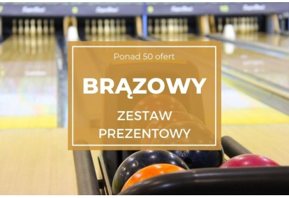 Brązowy zestaw prezentowy