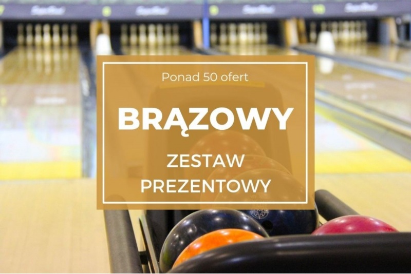 Brązowy zestaw prezentowy