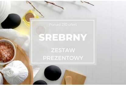 Srebrny zestaw prezentowy