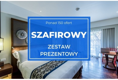 Szafirowy zestaw prezentowy