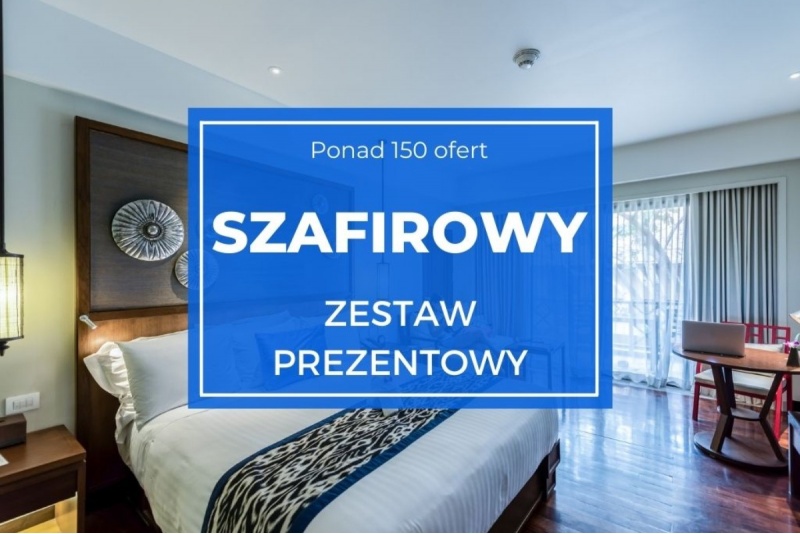 Szafirowy zestaw prezentowy