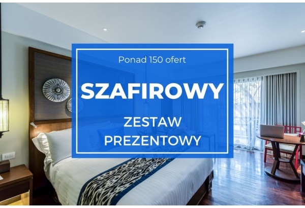 Szafirowy zestaw prezentowy