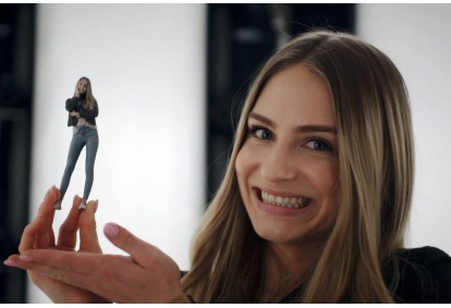Figurka 3D jednej osoby w studiu Repli w Krakowie