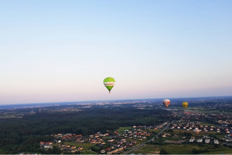 Lot balonem w Wilnie z klubem baloniarskim „Audenis”