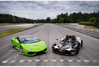 Lamborghini vs KTM X-Bow w Kielcach